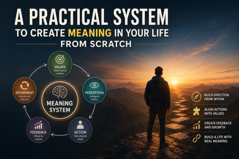 A Practical System to Create Meaning in Your Life From Scratch
