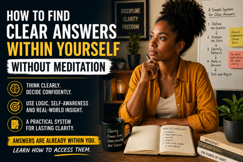 How to Find Clear Answers Within Yourself Without Meditation