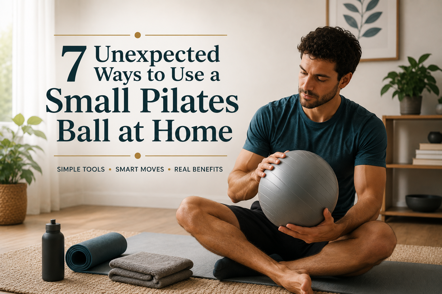 7 Unexpected Ways to Use a Small Pilates Ball at Home